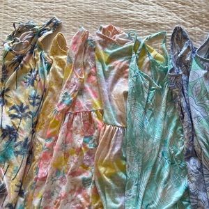 Bundle of 7 summer dresses